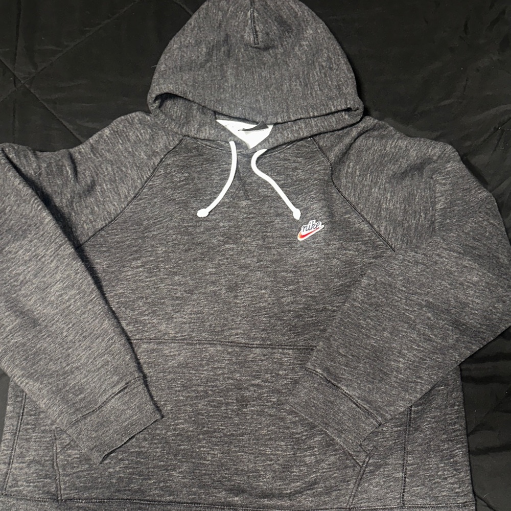 Nike Men's Charcoal Hoodie Sweater